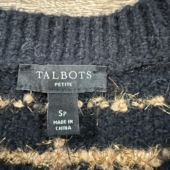Talbots Cardigan Sweater Sz:Sp Button Down Wool Blend New Career Old Money Party - Picture 2 of 8